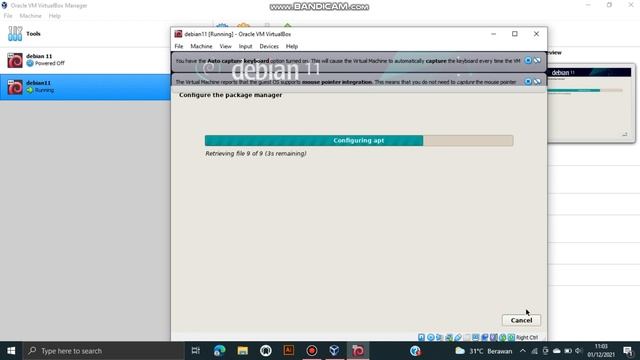 tutorial how to install debian 11 using virtual box смотреть онлайн