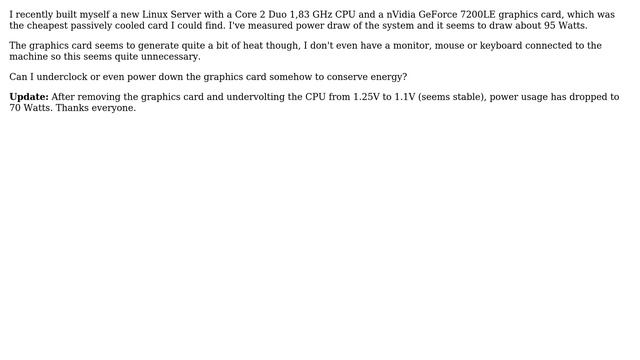 Underclocking graphics card in a Linux Server смотреть онлайн