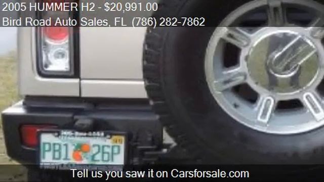 2005 HUMMER H2  For Sale In MIAMI, FL 33155 At The Bird Road