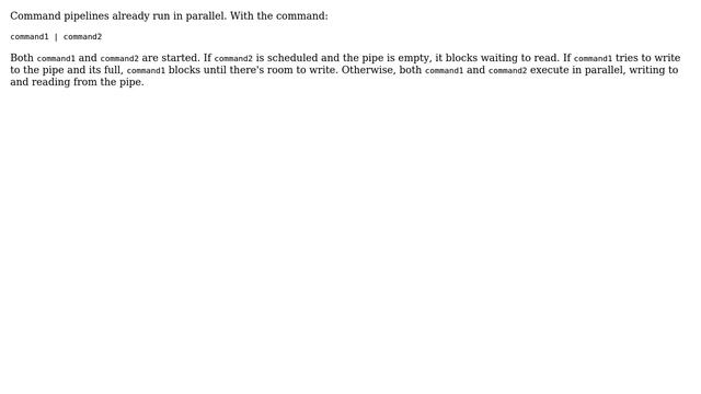 Unix & Linux: Pipeline as parallel command (2 Solutions!!) смотреть онлайн