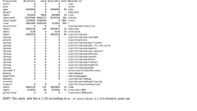 Unix & Linux: Installing large package throwing "no space" error смотреть онлайн