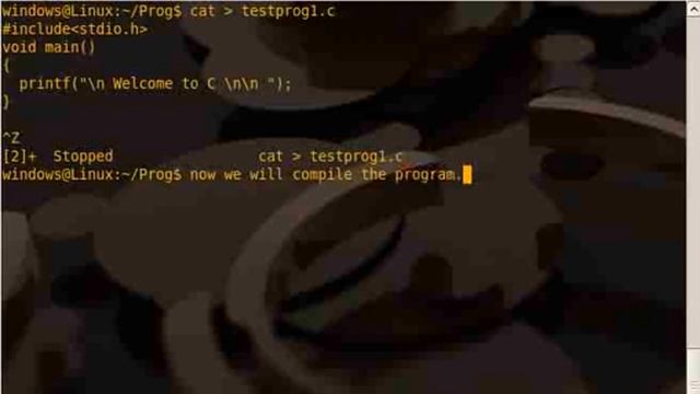 C Program in Linux смотреть онлайн