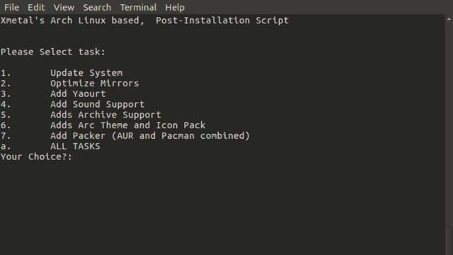 Xmetal's Linux Scripts - Main menus смотреть онлайн