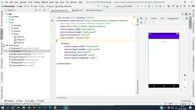 Dark mode | Light mode in android application | android studio | Make application like Youtube Gmai смотреть онлайн
