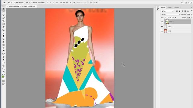 PHOTOSHOP: APLICAR RAPPORT A UN VESTIDO смотреть онлайн