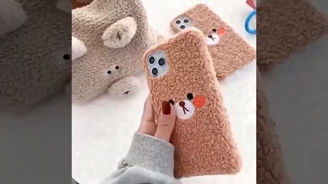 Kawaii Brown Bear Plush iPhone Case //Kawaii iPhone Case смотреть онлайн