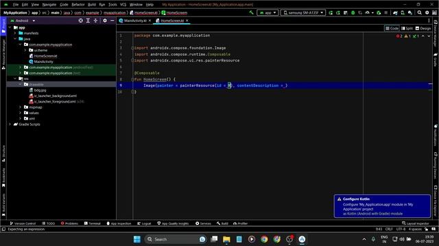 Add Background Image In Android Studio Jetpack Compose | Add Image As Background In Android Studio смотреть онлайн