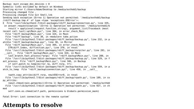 Unix & Linux: rdiff-backup operation not permitted (2 Solutions!!) смотреть онлайн