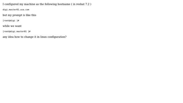 Unix & Linux: Bash prompt takes only the first word of a hostname before the dot смотреть онлайн