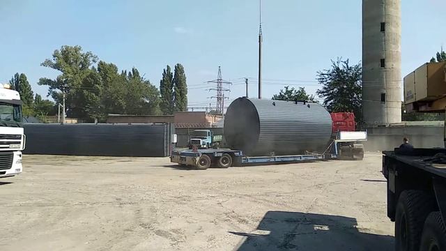 Кредмаш Сервис. Отгрузка битумных емкостей смотреть онлайн