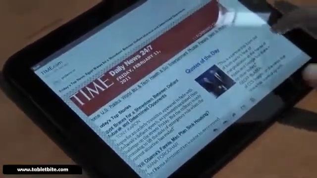 HP TouchPad with WEbOS demo hands on and presentation смотреть онлайн