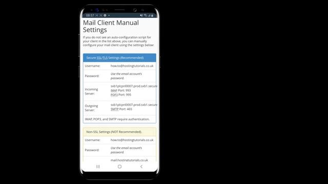 How To Update your Email Account Settings in Gmail on Android смотреть онлайн