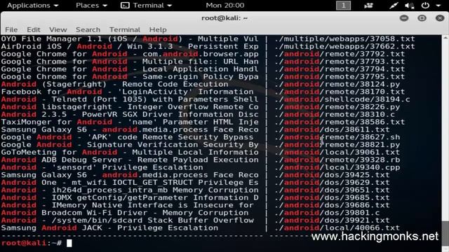 59 SEARCHSPLOIT Kali Linux Offline Exploit DB YouTube смотреть онлайн