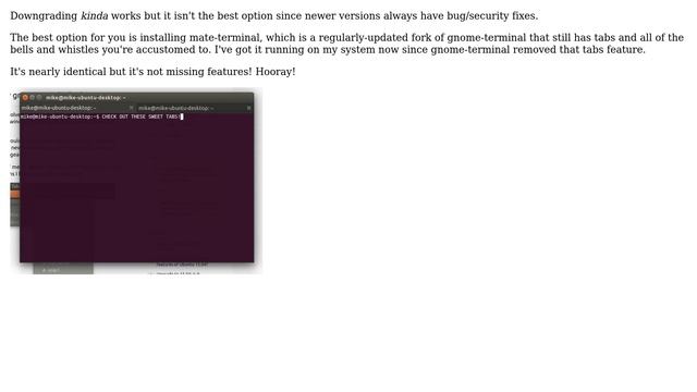Ubuntu: Upgrade to 15.04: What happened to my gnome-terminal tabs? (6 Solutions!!) смотреть онлайн