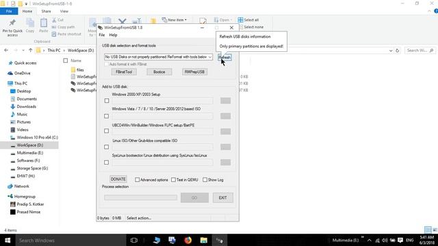 Windows and Kali Linux pendrive Dual boot (select one while installing) смотреть онлайн