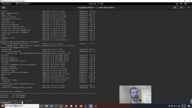 Fedora 31: Using DNF Update Demo смотреть онлайн