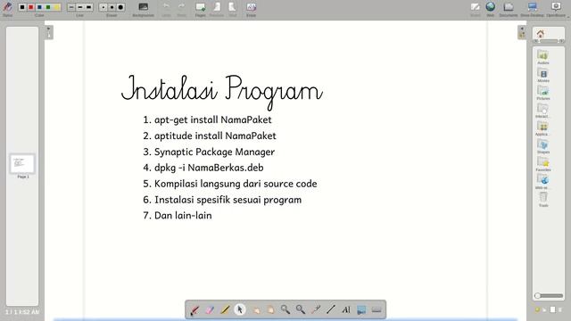 Instalasi aplikasi pada sistem operasi Debian смотреть онлайн