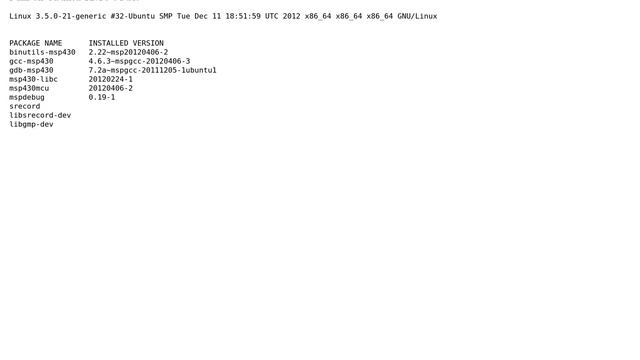 TI Launchpad MSP430 on Serial in Linux смотреть онлайн