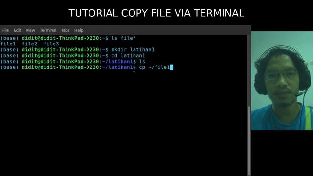 Tutorial Copy File via Terminal Linux смотреть онлайн