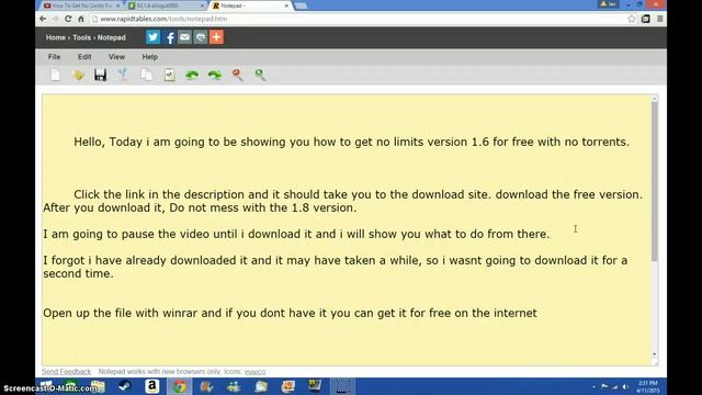 How to get no limits 1.6 for free with no survey or torrent смотреть онлайн