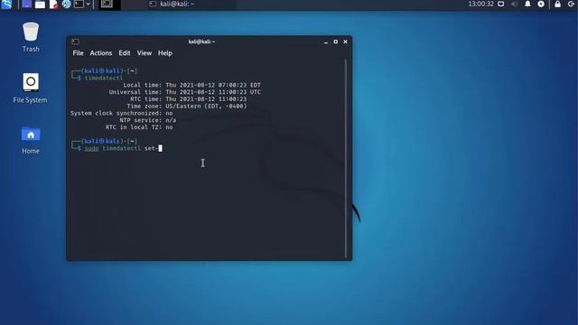 LAB 3 Ethical Hacking - 3.2 Kali Linux Basics: Adopt Timezone (2) смотреть онлайн