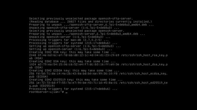 install openssh-server di linux debian server смотреть онлайн