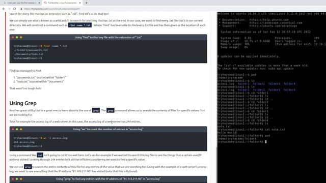 Linux Fundamentals Part 2 (TryHackMe) смотреть онлайн