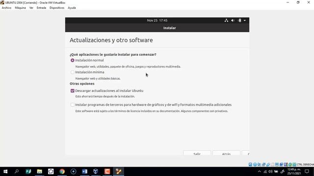 INSTALACION DE SISTEMA OPERATIVO LINUX UBUNTU 20 04 смотреть онлайн