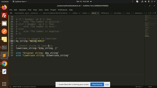 Bash Scripting Tutorial #7 How to convert a string to lower case in Bash смотреть онлайн