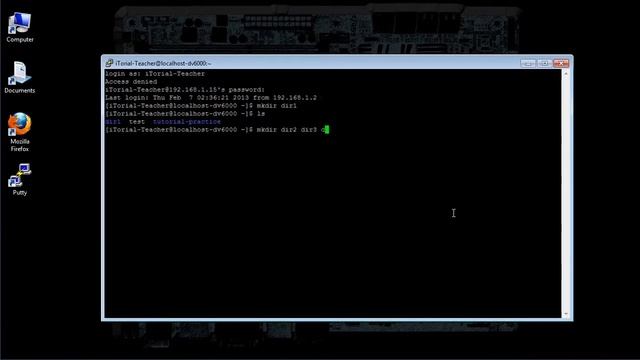 CentOS6 Command mkdir смотреть онлайн