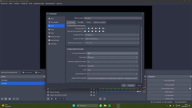 MELHOR CONFIGURAÇÃO para OBS PARA LIVES na TWITCH! | AMD смотреть онлайн