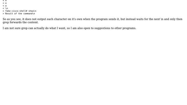 Unix & Linux: grep on interactive program (3 Solutions!!) смотреть онлайн
