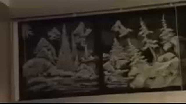 window painting christmas winter landscape смотреть онлайн