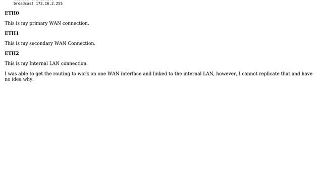 Create a multi-homed linux load balancer with two internet connections and one LAN connection смотреть онлайн