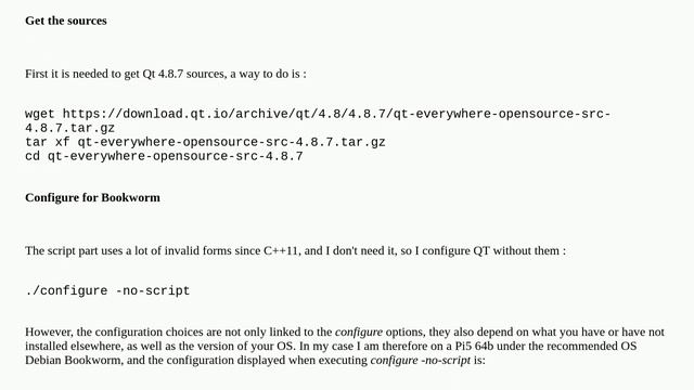 Raspberrypi: How to compile Qt 4.8.7 under Debian Bookworm and Bullseye смотреть онлайн