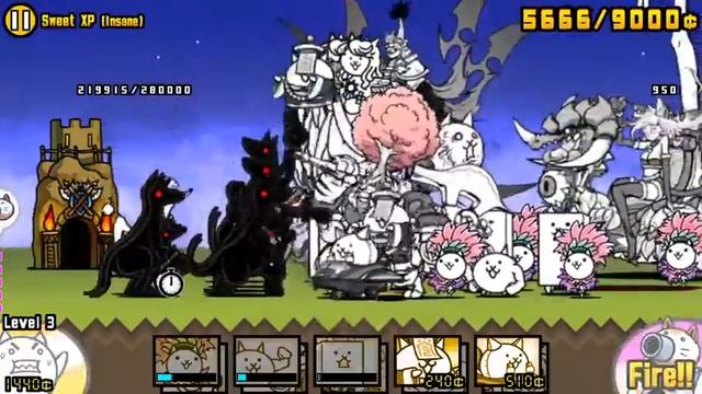 The Battle Cats! Sweet XP Insane смотреть онлайн