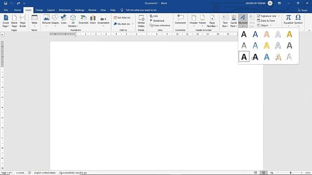 MS OFFICE 2019 | WORD | Text Group in Insert Menu | RATNAKAR Sir || Day 08 смотреть онлайн
