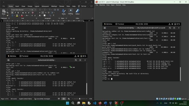 #002 - OS Server & Sistem Admin - NTP dan SSH Servder CentOS 9 - MuhammadRahim 21830643 смотреть онлайн