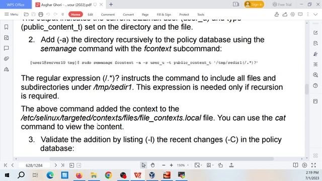Linux Redhat lab: SELinux add and Apply File Context смотреть онлайн