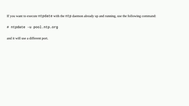 Updating Time : ntpdate3108: the NTP socket is in use, exiting смотреть онлайн