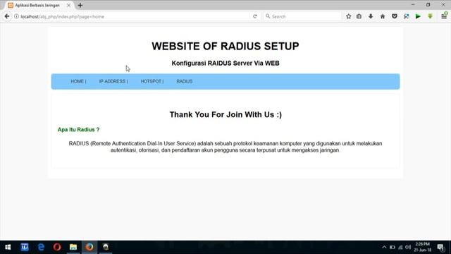 Desain RADIUS via WEB смотреть онлайн
