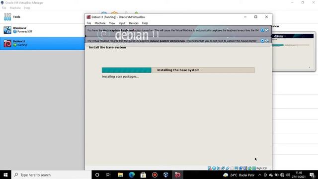 How To Install Debian 11 in virtualbox смотреть онлайн