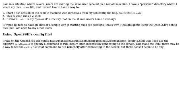 Unix & Linux: ssh, start a specific shell, and run a command on the remote machine? смотреть онлайн