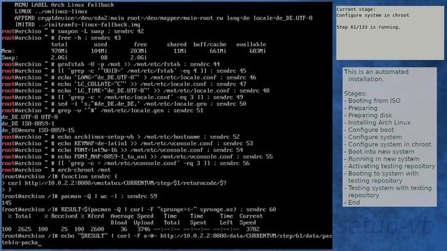 Arch Linux installation recording to kernel 5.16.11-arch1-2 (testing) смотреть онлайн