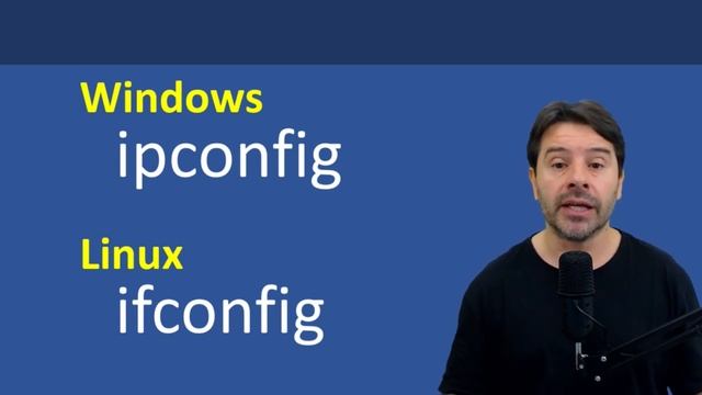 Ipconfig no Windows 10 e ifconfig no Linux смотреть онлайн