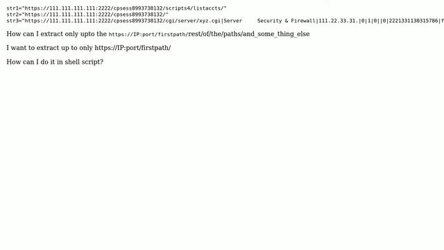 Unix & Linux: extracting only the domainname, port number of first path (2 Solutions!!) смотреть онлайн