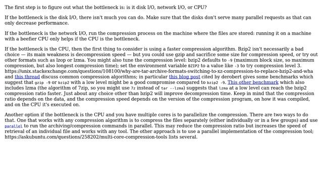 Unix & Linux: Compress a large number of large files fast (5 Solutions!!) смотреть онлайн
