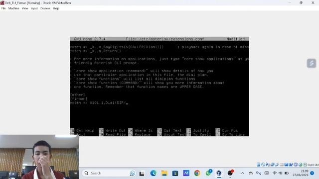 TLJ #1 l Konfigurasi SoftSwitch Menggunakan Asterisk Debian 9 - M Firman Nulhakim (XII TKJ 2) смотреть онлайн