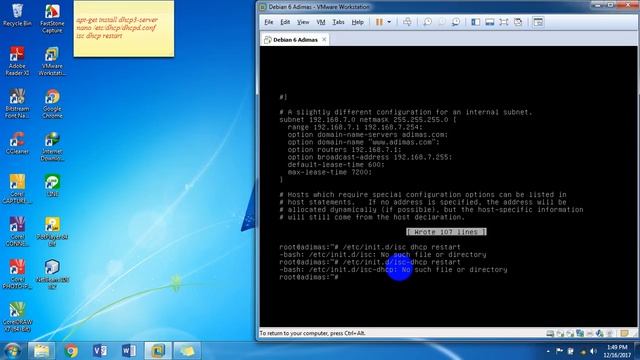 DHCP Debian смотреть онлайн