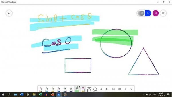 How to use microsoft white board for online classes||whiteboard for online teaching||